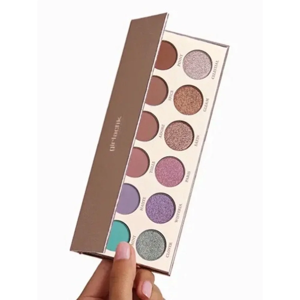 girlactik The Essential Palette‎ Eyeshadow Makeup Rose Gold 12 Shades BNIB